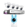 Loocam Wired Security Camera System, AI Human/Vehicle Detection, 2MP HD