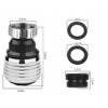 Faucet Aerator, Universal and Adjustable, Kitchen Tap Extension with 2