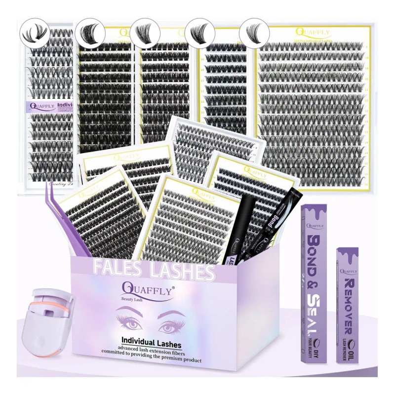 Kit De Extensiones De Pestañas 5 Discos, Gran Capacidad