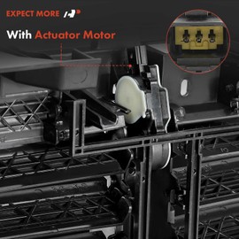 A-Premium Radiator Grille Air Shutter Actuator with Motor Compatible with Ford Focus 2015 2016 2017 2018, Naturally Aspirated