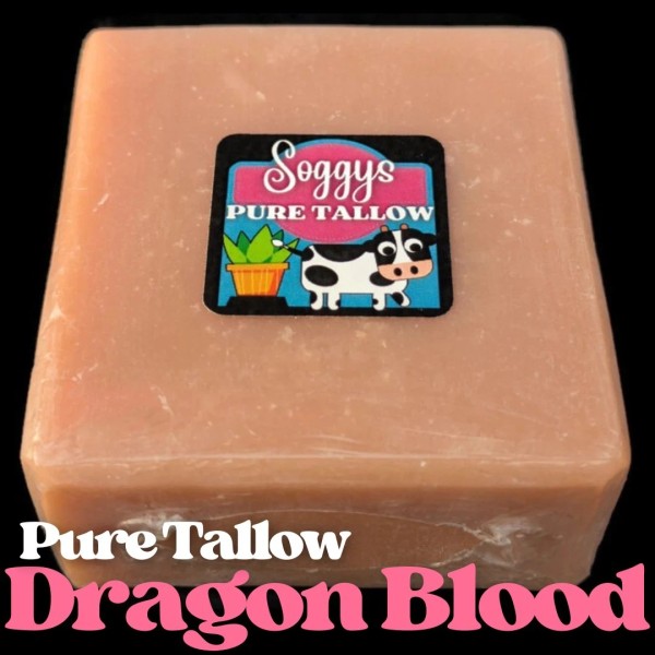 Unbranded Bar Soap, Beef Tallow, Dragon Blood, Gentle, Handcrafted, All