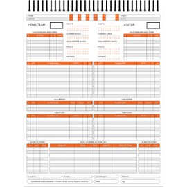 Perfect Strike Soccer Scorebook with Rules and Scoring Instructions : Heavy Duty. Adult and Youth Soccer. TS-11-7-M-V (5 Book Value Pack)