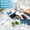 SUBEKYU Silicone Kitchen Soap Tray, Sink Tray for Kitchen Counter/Soap