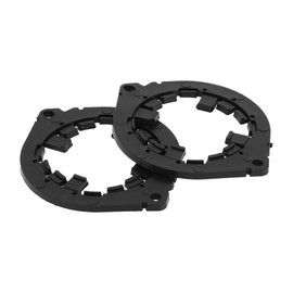 TUCKBOLD Speaker Spacer Ring Midrange Speaker Spacer Adapter for Honda Waterproof Black 2 Pcs