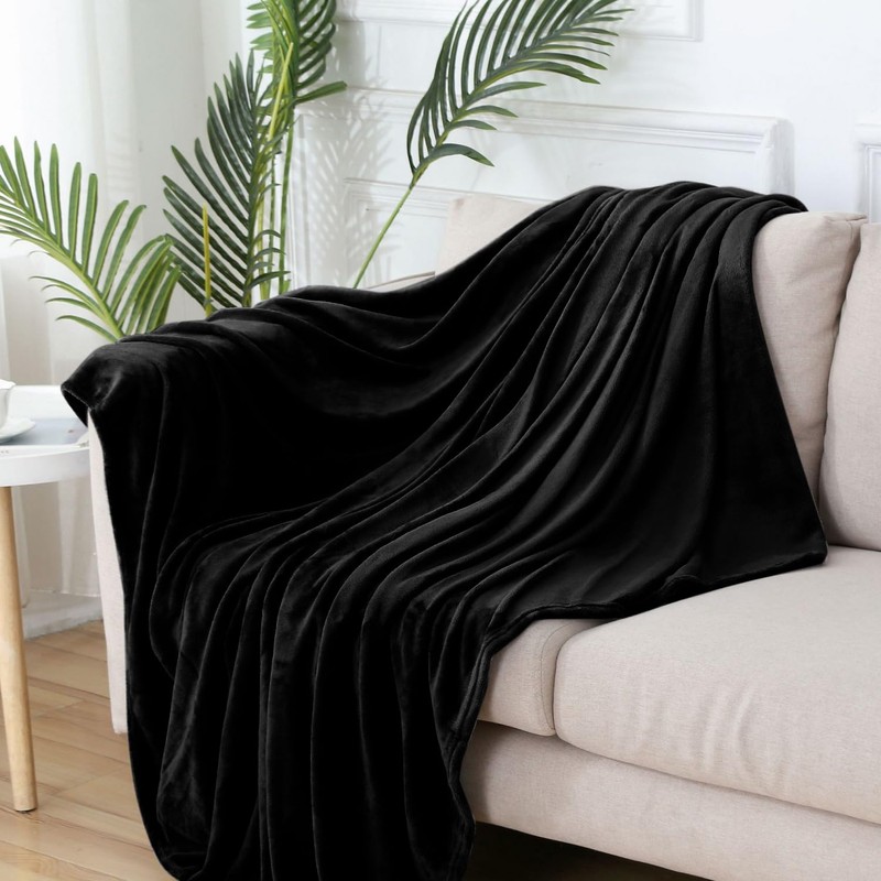 EHC Fleece Blanket Sofa Throw, Cozy Blanket Soft Fluffy Throws