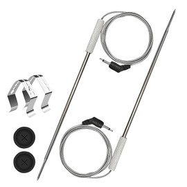 Upgraded Meat Thermometer Probe Replacement Meat Probe for Thermopro TP04, TP06,TP06S,TP07,TP-07S,TP08, TP-08S,TP09,TP09B,TP-10,TP16, TP17, TP20, TP20S, TP25,TP27, TP28, TP829,TP930
