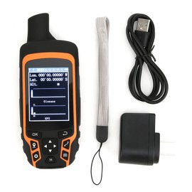 Walfront ZL-166 GPS de Mano Navegador GPS de Mano Medidor de área de Navegación Terrestre TFT de 2.4 Pulgadas Herramienta de Medición de 100-240V Láser