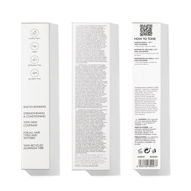 Bondbar Smoky Blonde Bonding Toner for all hair types, Vegan,