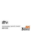 AK Acrylics 3Gen AFV AK11372 Washable White Paint (17ml)