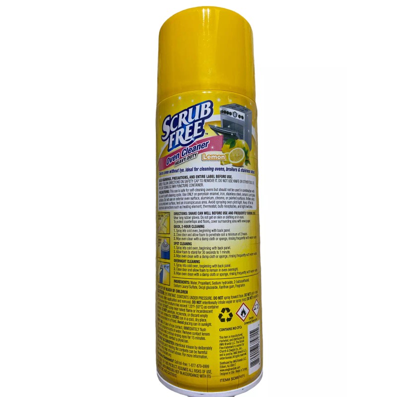 Scrub free Professional oven cleaner lemon heavy duty Pk of