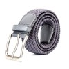 Woodland Leathers Elastic Braided Belt, Unisex Men Women Casual Stretch