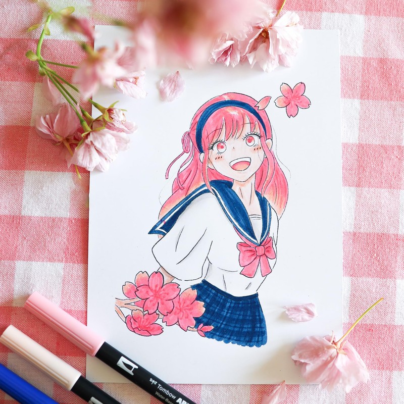 Tombow Set creativo Manga, ispirato al Giappone Brush Pen Set