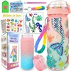 LADFAR Decorate Your Own Water Bottle Kits for Girls Age