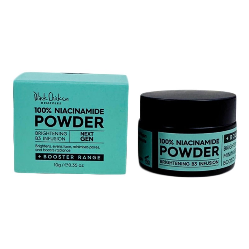 Black Chicken Remedies 100% Niacinamide Powder - Brightening B3 Infusion,