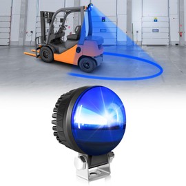 New LED Forklift Safety Light Blue Arc Forklift Warning Light Warehouse Pedestrian Area Spotlight 30W DC 10-110V
