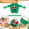 12 Ropa de Muñeca de Elfo de Navidad Suéter de