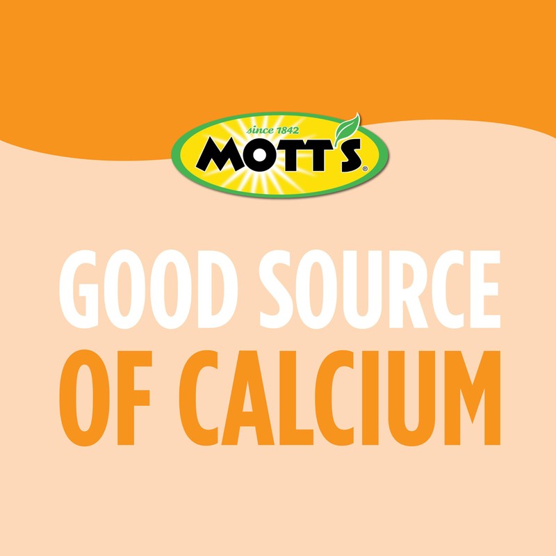 Mott’s Fruit Smoothies Vanilla Peach, 4.2 oz clear pouches, 8