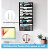 Solinxe Wall File Holder Wall Mounted Magazine Rack 8 Pockets