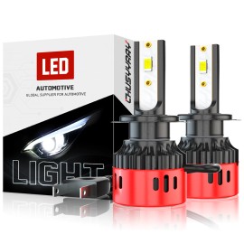 CHUSYYRAY Kit LED de luces altas / bajas H7 Bombillas Super Bright 6000K Plug & Play 2x