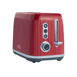 Oster Impressions Collection Retro 2-Slice Red Toaster Extra-Wide Bagel Slots