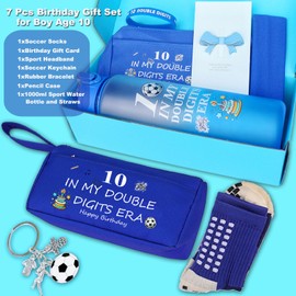 10th Birthday Gifts For Boys, Gifts For 10 Year Olds Boys, Football Gift For Boy Age 10 Birthday, Present For 10year Old Boy, Double Digits 10th Birthdays Gift For Son, Brother, Nephew, Grandson