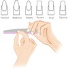 Canvalite Nail Files for Natural Nails 180/240 Grit Emery Board