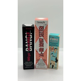 Benefit 3 Pieces Benefit 24Hr Brow Setter Volumizing Mascara Pitch Black Pore Primer  W1
