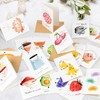 40 Thank You Cards Funny Pun Notes Cards Cute Food