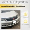 KUAFU Front Bumper Hood Mesh Grille Compatible with 2012 Honda