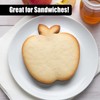Molain Apple Cookie Cutter, 3.5 Inch Apple Cutter Fruit Cookie
