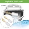304 Stainless Steel Automatic Waterer Livestock Bowl with Float Valves,