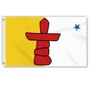 3×5 FT Nunavut Flag, Large 100D Canada Inuit Province Outdoor