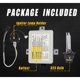 Boine Xenon HID Headlight Ballast with Igniter, D2S Bulb Assembly Module Compatible with 2002-2005 Acura TL / TSX/ TL Type-S, 04-06 Mazda 3, 04-09 Honda S2000 Replaces W3T10471 X6T02971