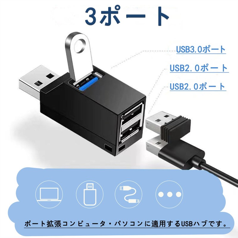 USB Hub (USB3.0 + USB 2.0 x 2 Ports) Extended