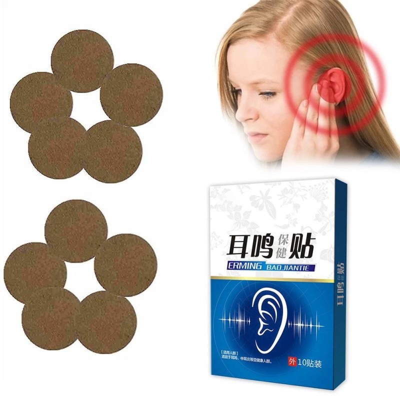 Tinnitus Patch Ear Hearing Loss Sticker Herbal Extract Plaster Health