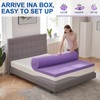 SINWEEK 2 Inch Gel Memory Foam Mattress Topper Ventilated Soft