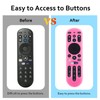 LEFXMOPHY Hot Pink Cover for Xumo TV Remote, Silicone Case