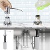 Soap Dispenser for Kitchen Sink Chrome with 47" Extension Tube