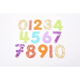 TickiT 72431 Rainbow Glitter Numbers, Blau,rot