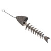 Fishbone Wind Chimes Relaxation Sound Beautiful Melody Iron Hanging Ornament