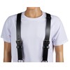 JAY-PEE Firefighter Leather Suspenders with Loop Attachment 8-Point Connection Suspenders