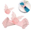 sylbx Pack of 50 Butterfly Napkin Rings Napkin Rings Set