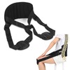 Geiserailie Portable Back Support Belt for Better Sitting Whole Day Lower Black Support Belt Adjust Posture Waist Protector Relieve Sciatica Keeps Straight While Seated Suitable in Office Home