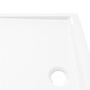 vidaXL Rectangular Shower Base Tray in Stylish High Gloss ABS