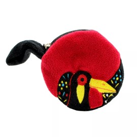 Portuguese Good Luck Rooster Galo de Barcelos Coin Holder, Coin Purse