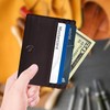 ALLEN & MATE Leather Card Holder Slim Wallet, RFID Blocking
