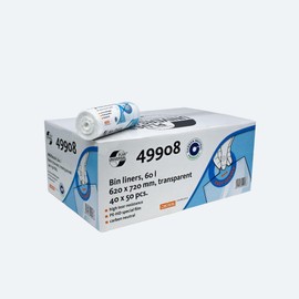 Deiss Universal Plus Bin Liners Made of HDPE 60 L