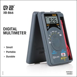 RZ 미니 멀티미터 자동 200MVto AC 전압계 600V 휴대용 테스터 포켓 범위 RZ Mini Multimeter Automatic 200MV to AC Voltage Meter 600V Portable Tester Pocket Range [XB 866]