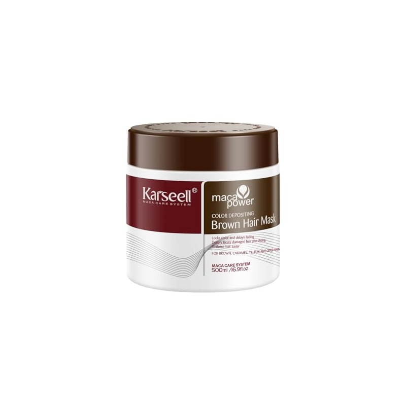Karseell Mascarilla acondicionadora con color para realzar el color, hidratar