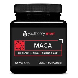 Youtheory Maca Vegana Para Hombres 120 Cápsulas Energía
